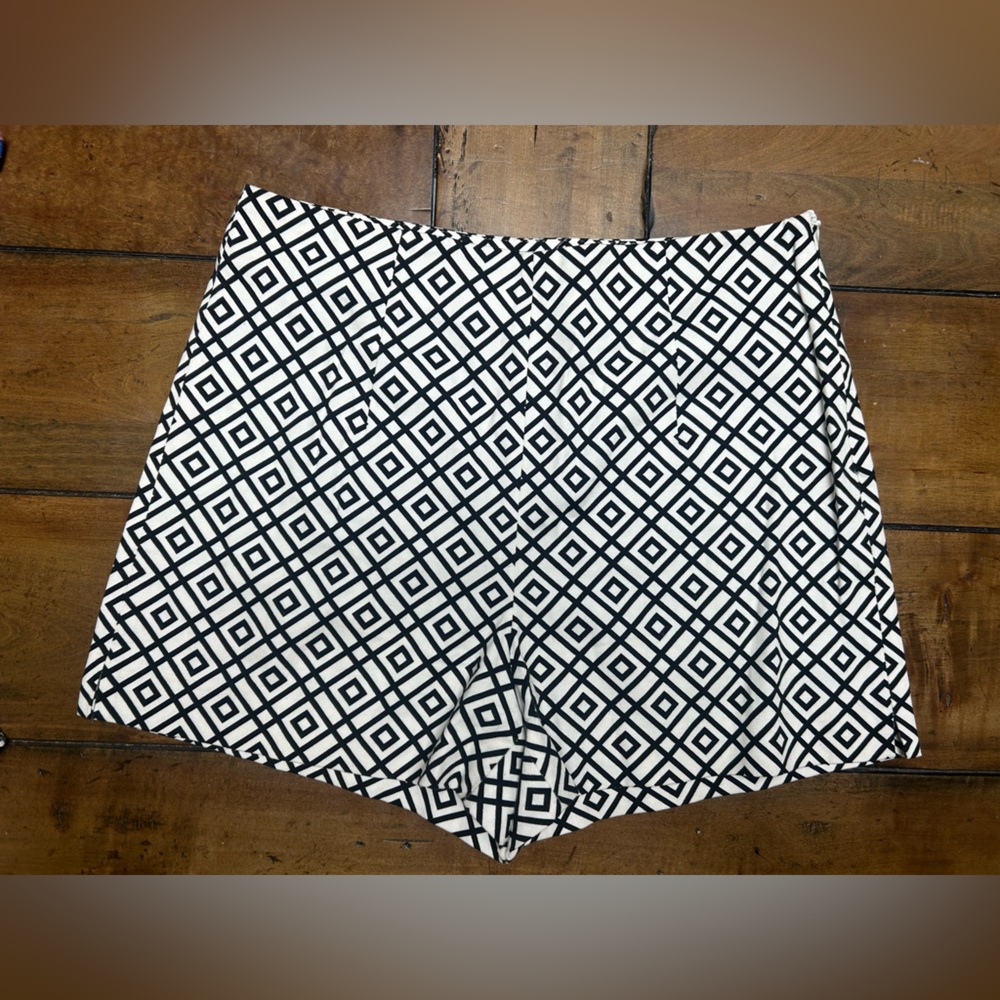 Zara Basic Side Zip Shorts, Size M